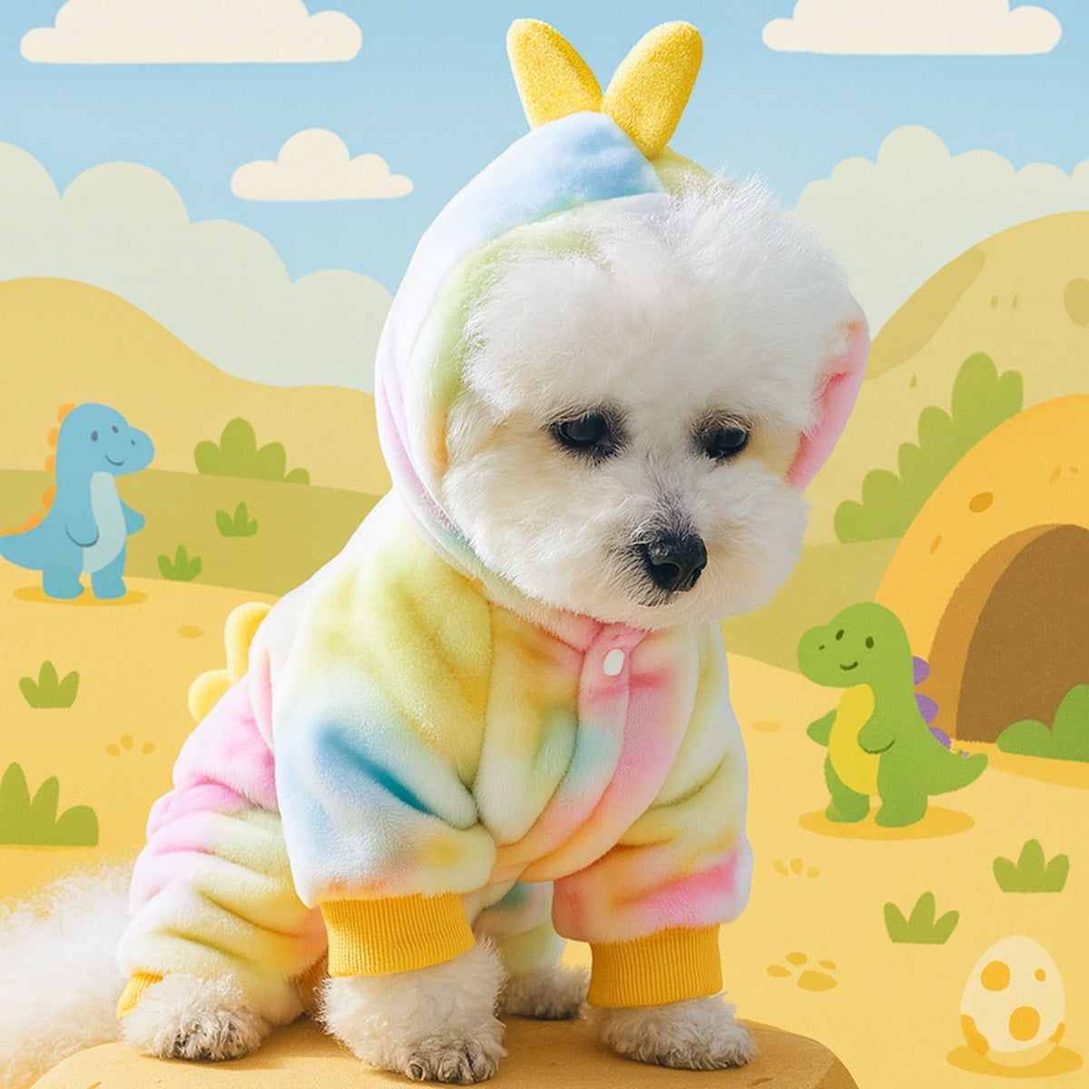 Disfraz Dinosaurio Cálido para Mascotas