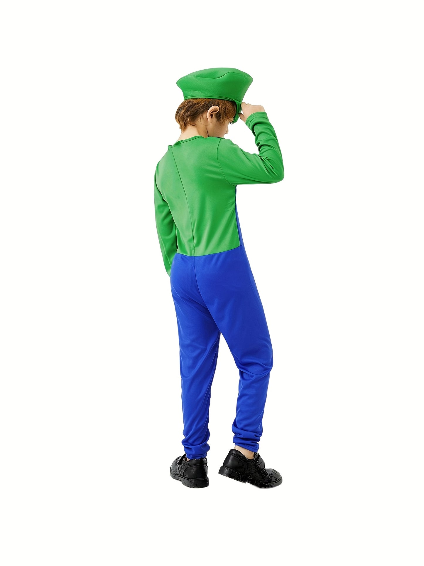 Disfraz Mario Bros Infantil | Mono de Halloween y Traje de Cosplay Adorable para Niños