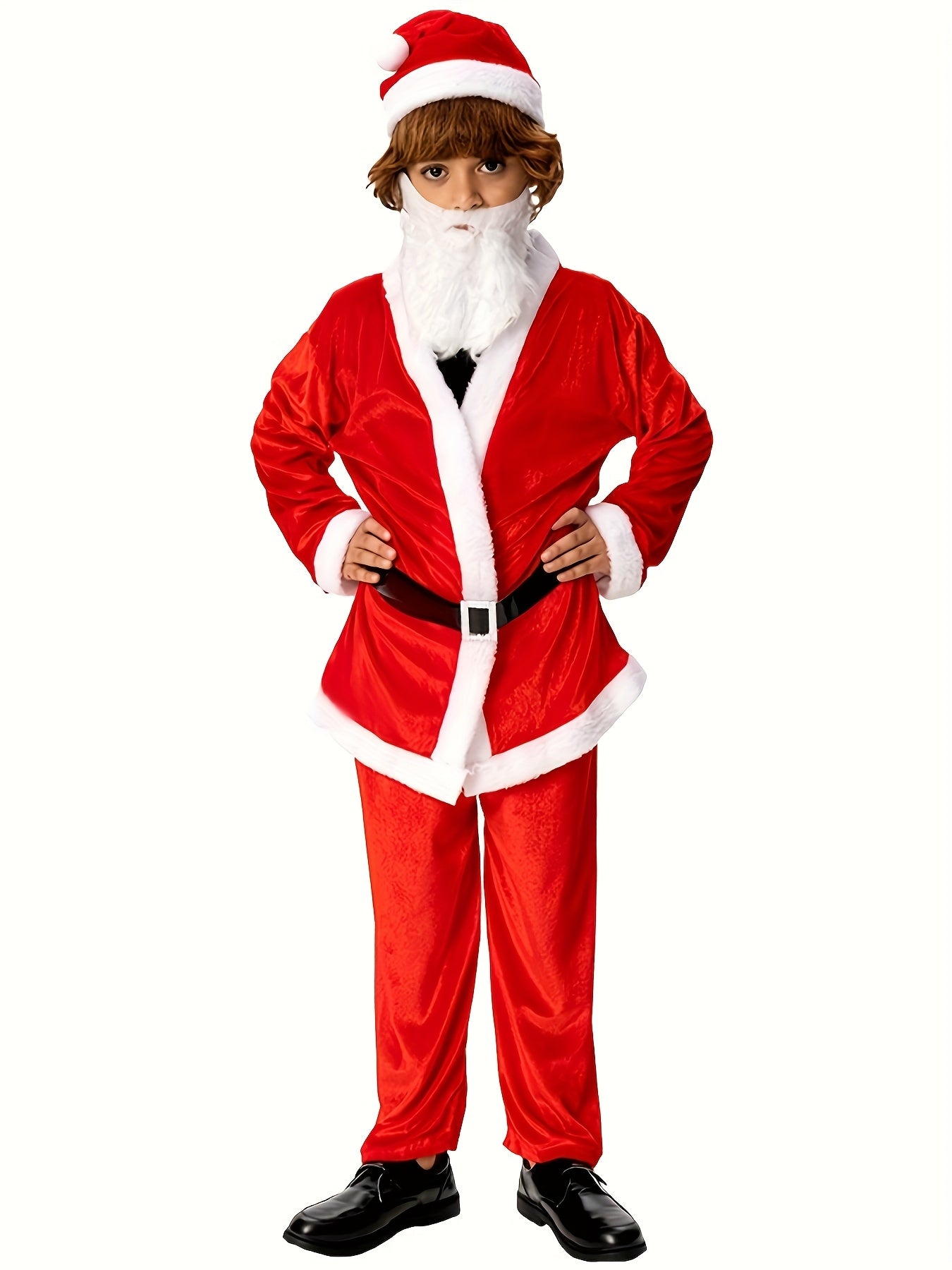 Disfraz completo de Santa Claus para niño