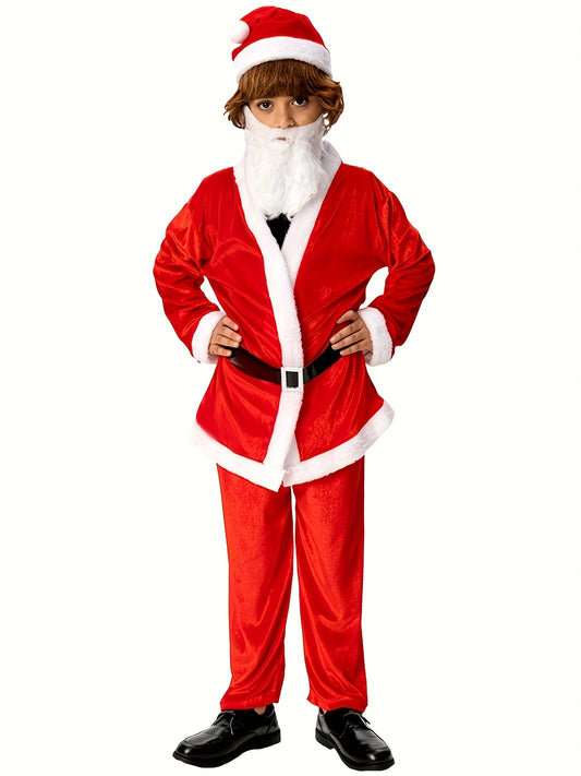 Disfraz completo de Santa Claus para niño