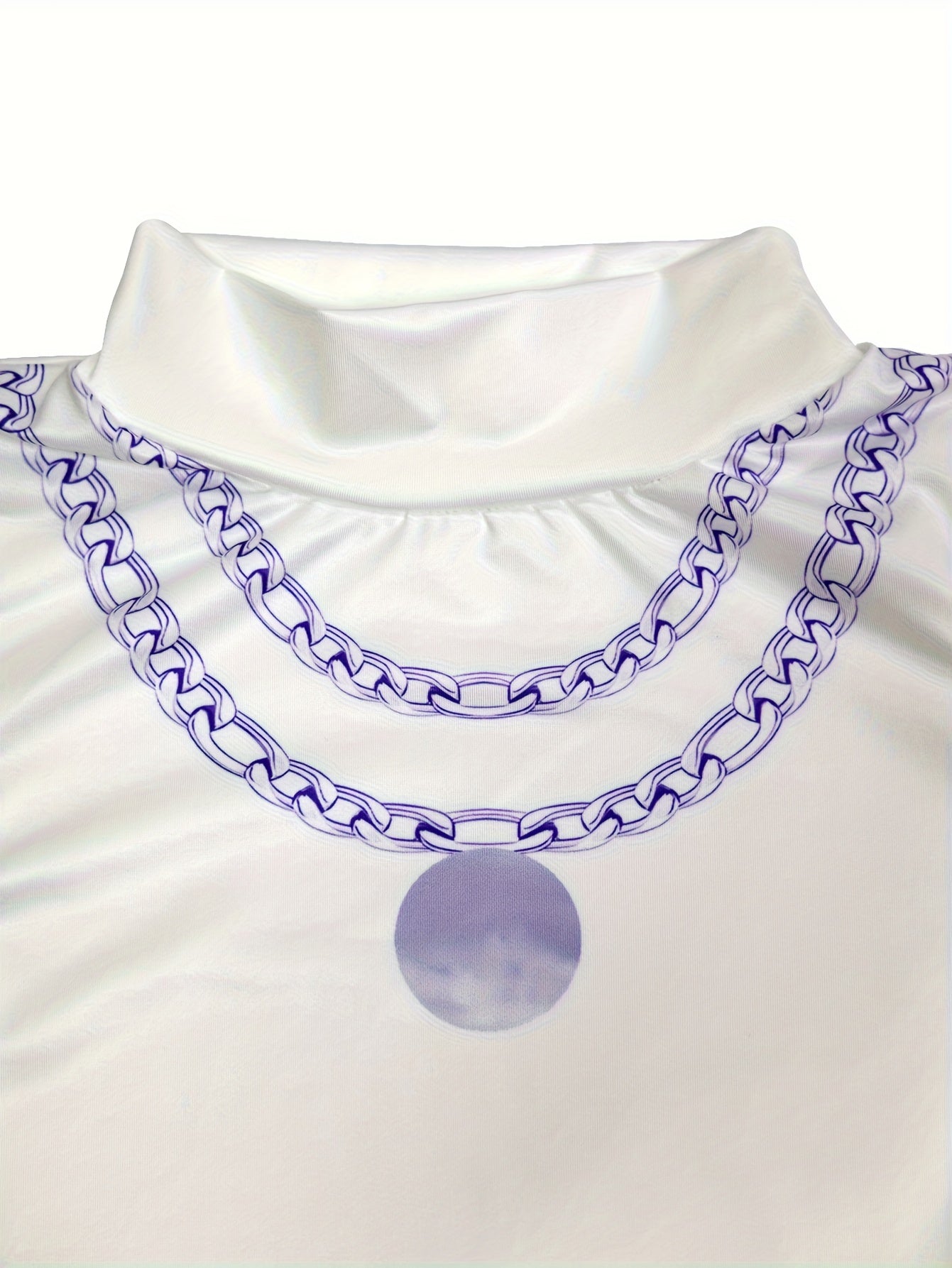 Set Huntrix Chaqueta Oversized y Shorts con Estampado de Cadenas – Ideal para Fiestas y Halloween