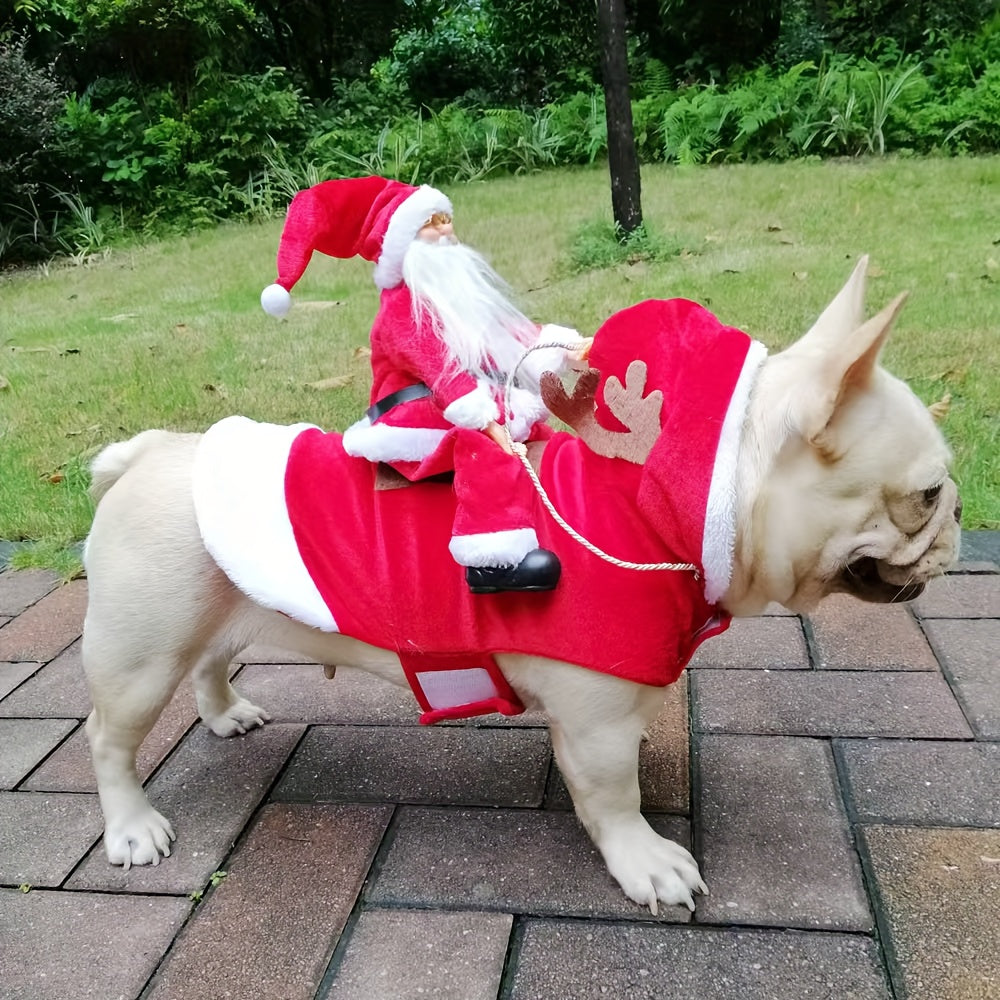Disfraz Navideño Santa para Perros XL