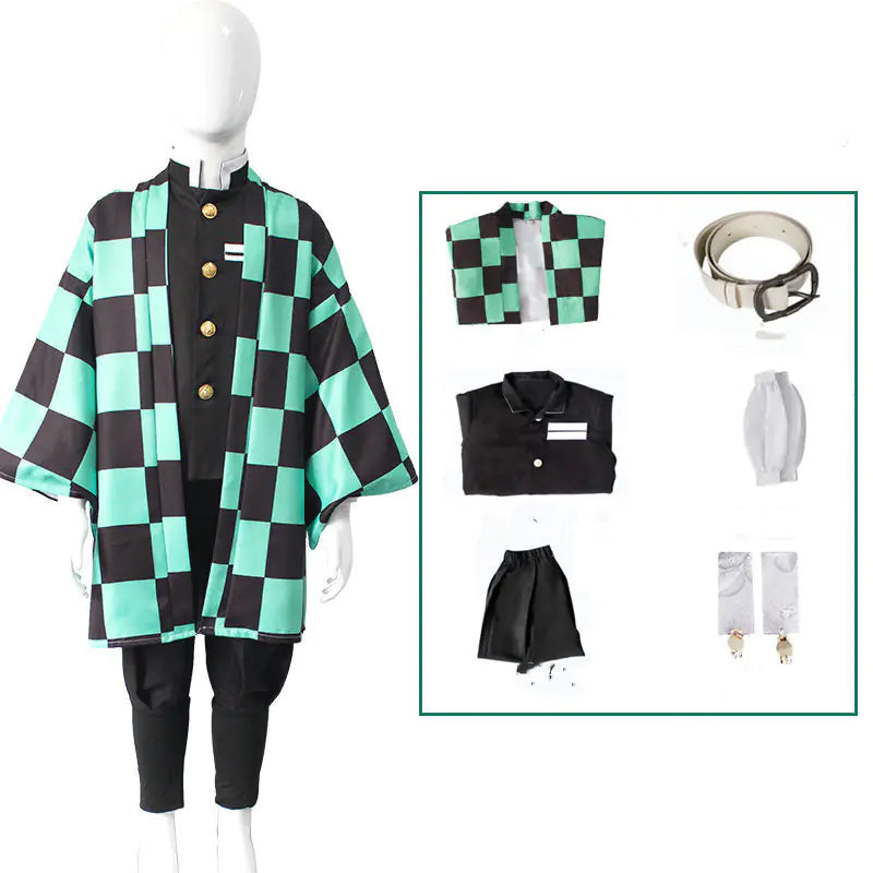 Demon Slayer Kids Cosplay Costume Set (Tanjiro & Nezuko)