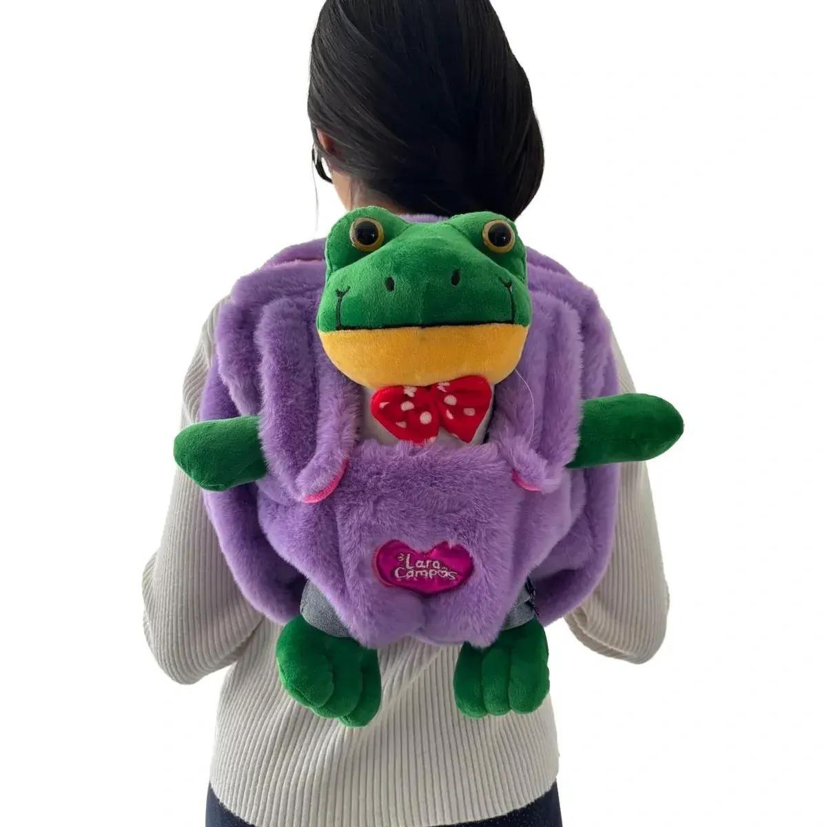 Rene Lara Campos Frog Transport Backpack - Rene Not Included