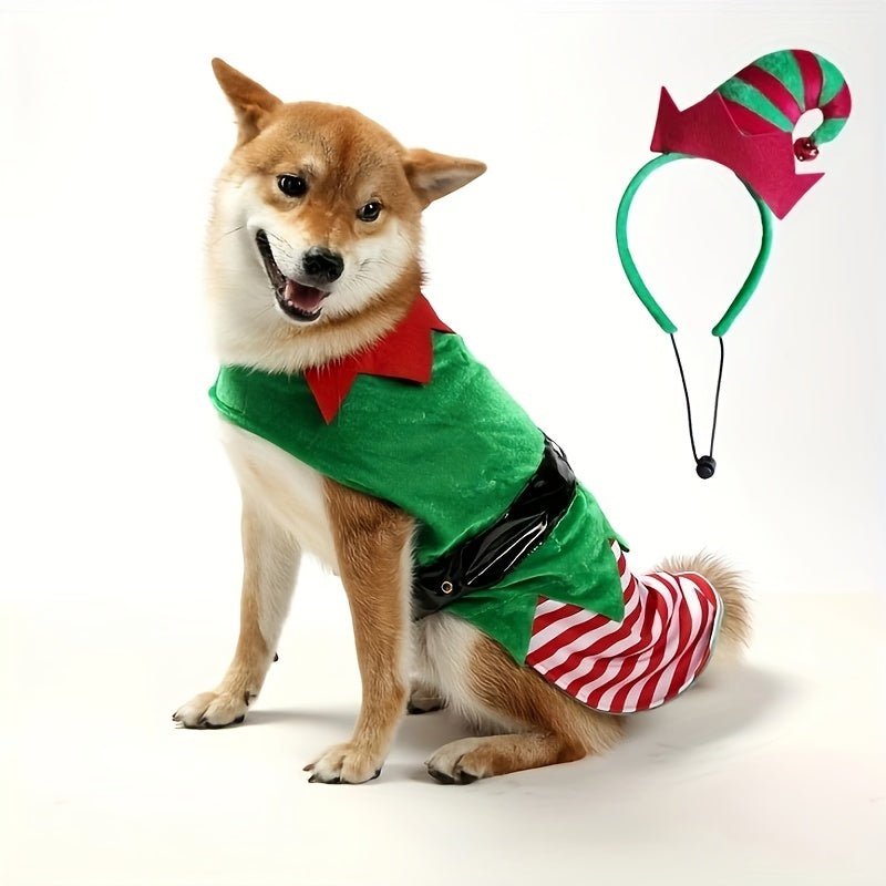 Set navideño para perro (2 piezas)