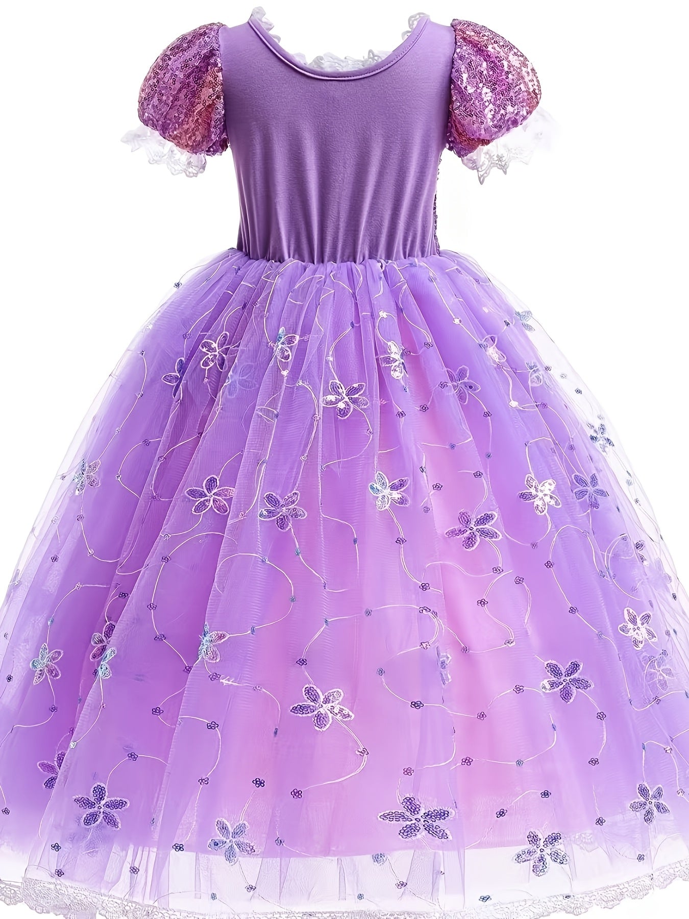 Elegante vestido de princesa para niña (6 a 12 años)