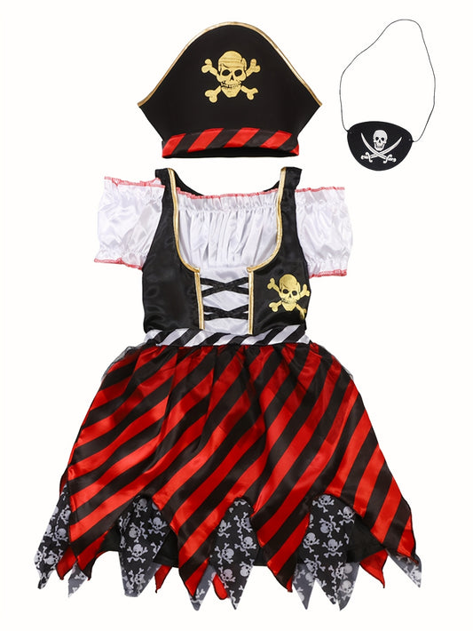 Disfraz Pirata con Falda Esponjosa