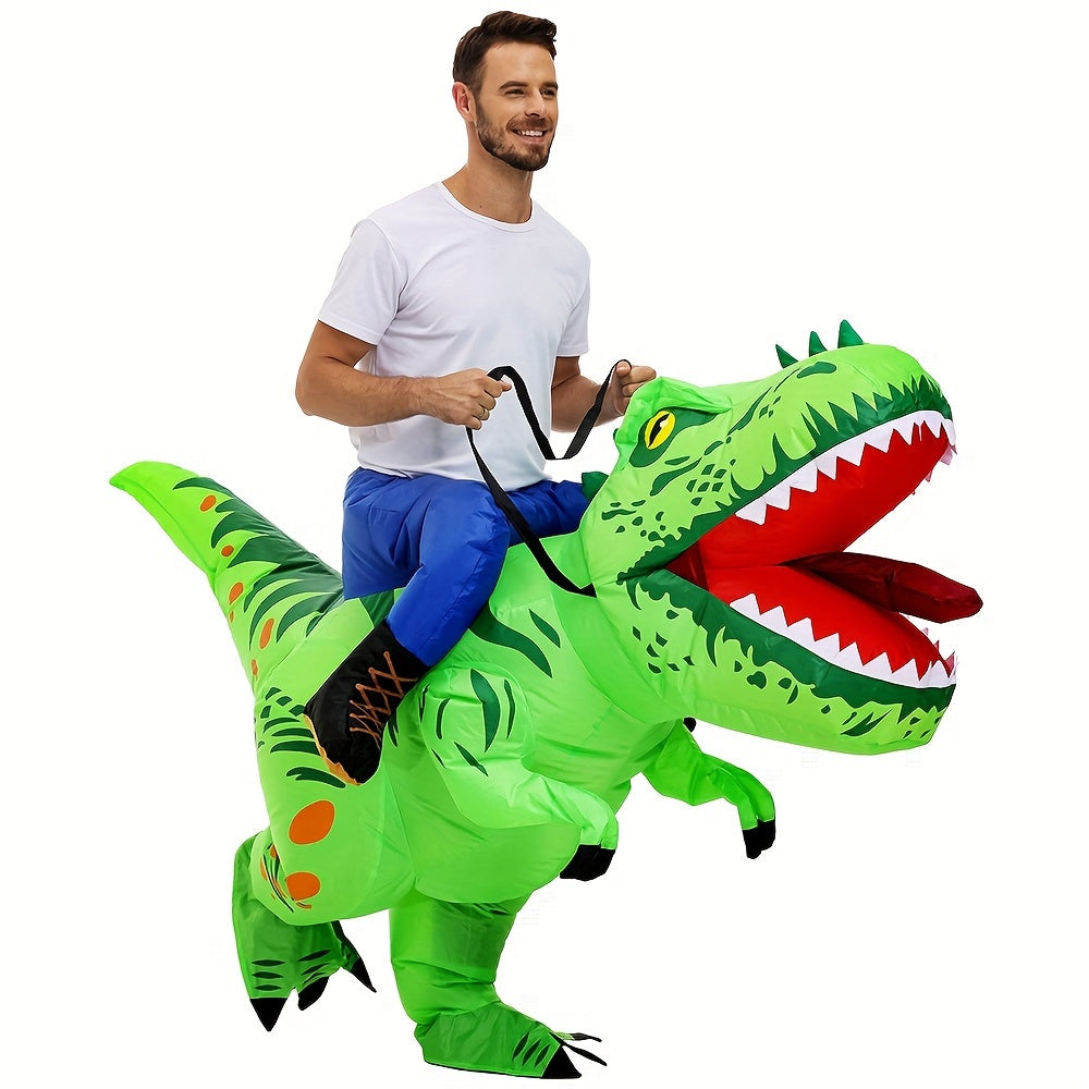 Traje Inflable Dinosaurio Cómico Adulto