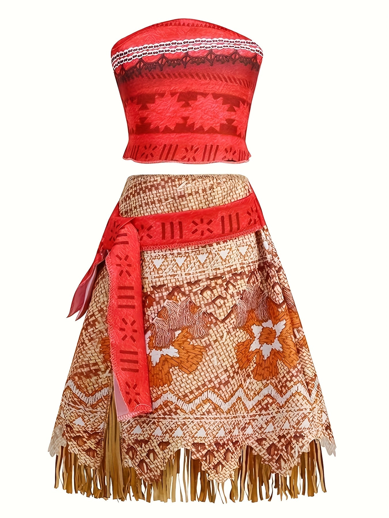 Set Playa Niña Top y Falda Floral- moana