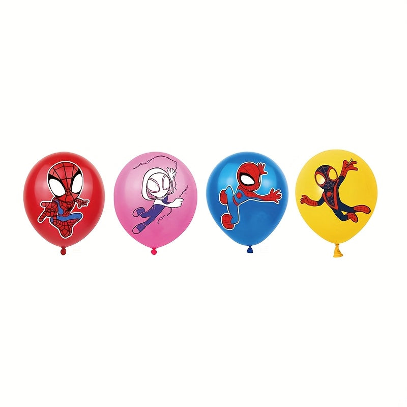 Set de Fiesta Spider-Man 30 Piezas – Decoración para Cumpleaños, Habitación y Eventos Especiales