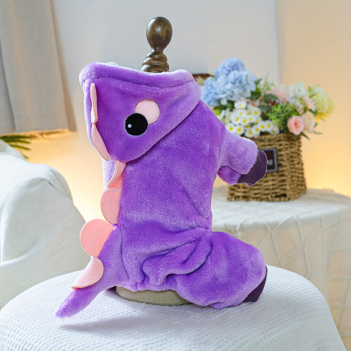 Disfraz Dinosaurio Franela para Perro