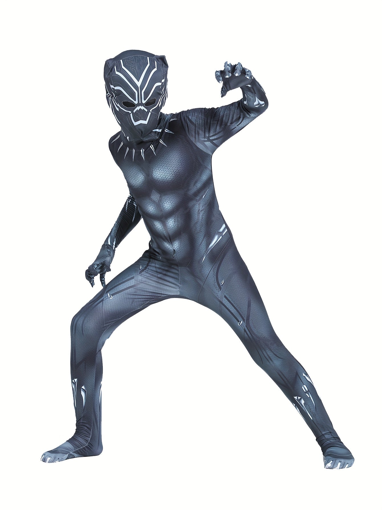 Disfraz de superhéroe Black Panther para niño
