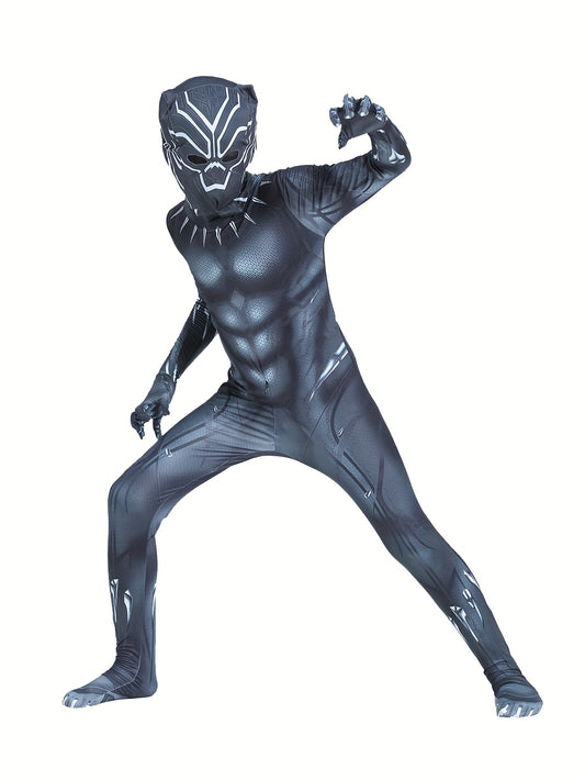 Disfraz de superhéroe Black Panther para niño