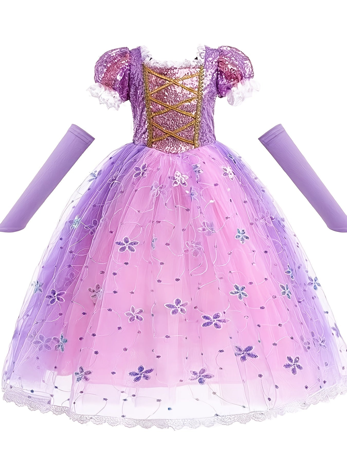 Elegante vestido de princesa para niña (6 a 12 años)