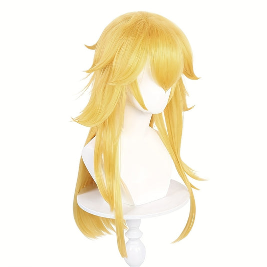 Peluca Anime Rubia Larga Unisex