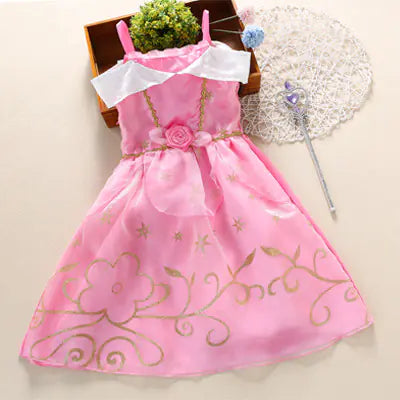 Princess Dress for Girls - Frozen & Cinderella Style
