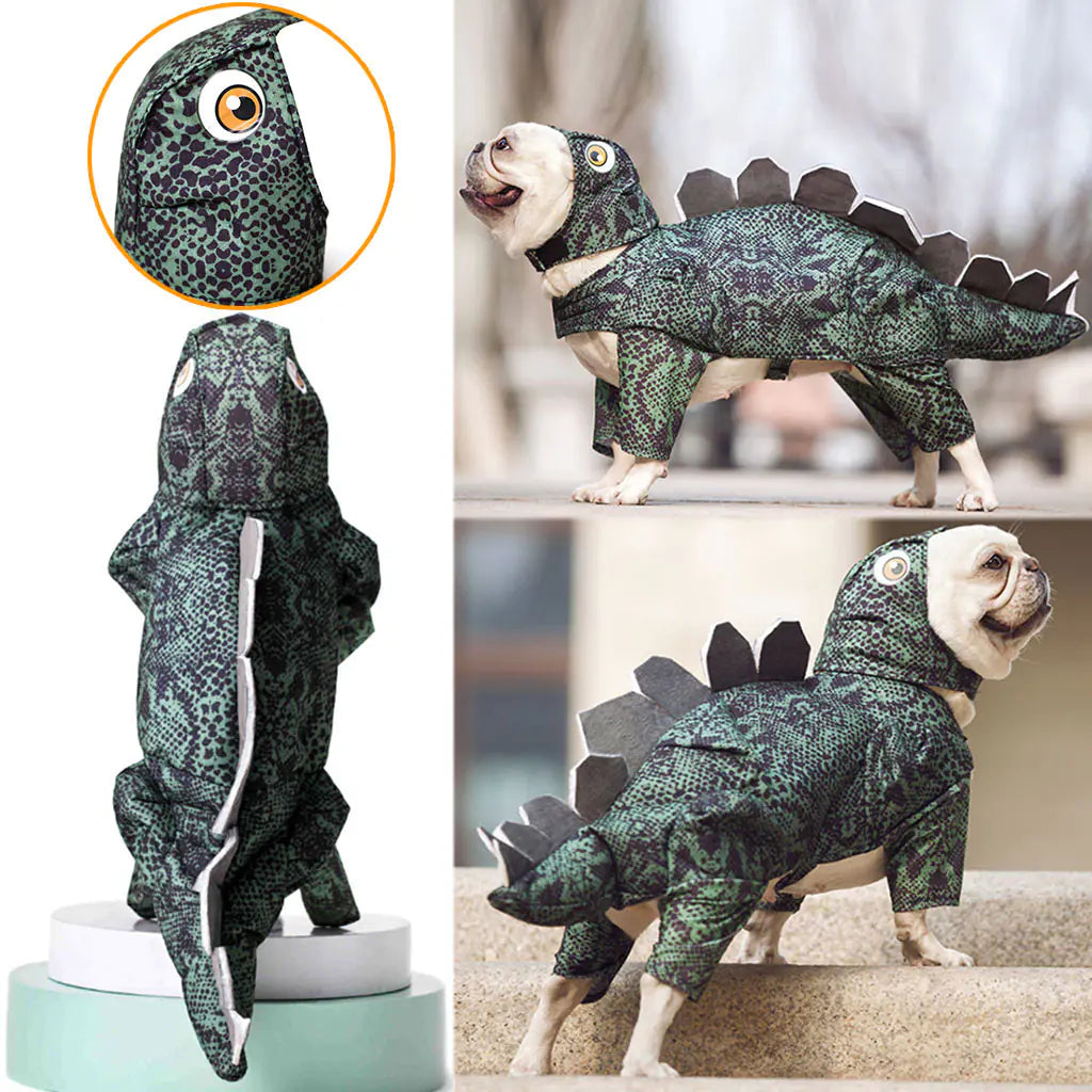 Funny Dinosaur Costume for Pets - Dog Apparel