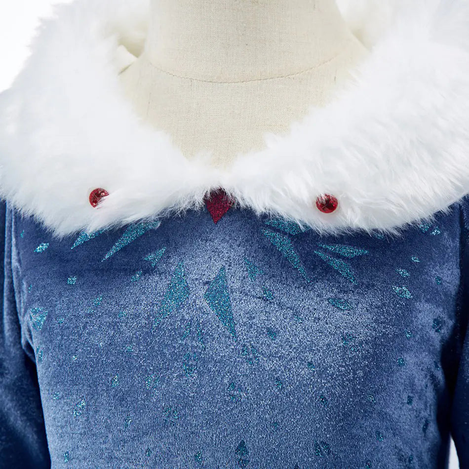 2023 Girls' Princess Dress - Frozen Elsa Party Dress