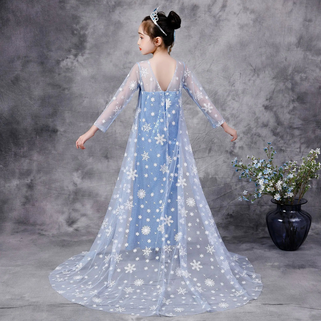 2020 Frozen Elsa Princess Dress for Girls