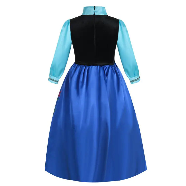 Frozen Anna Princess Dress for Kids Cosplay Costume