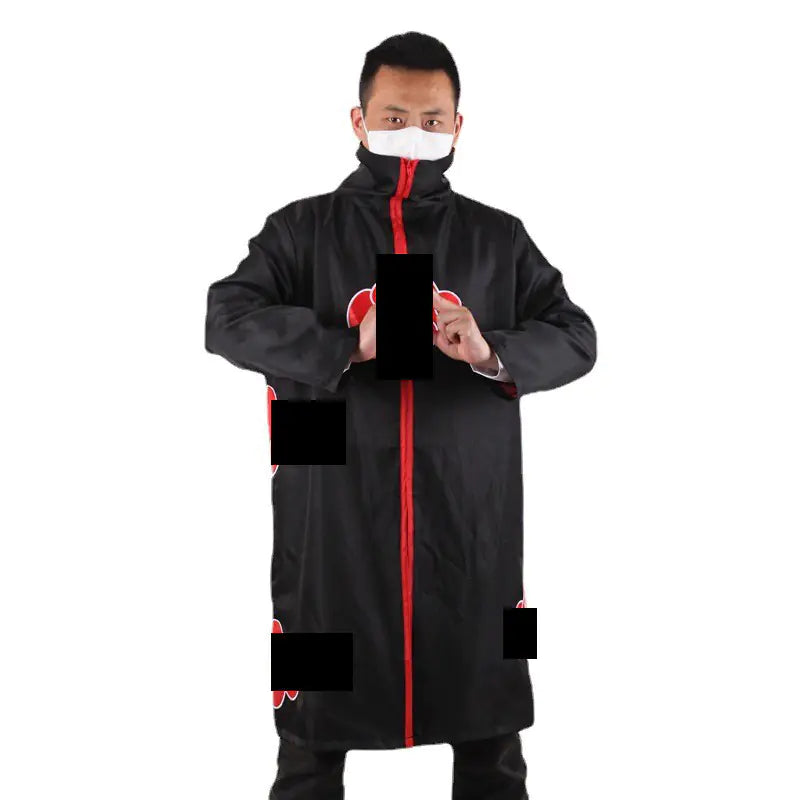 Naruto Akatsuki Cloak Halloween Cosplay Outfit