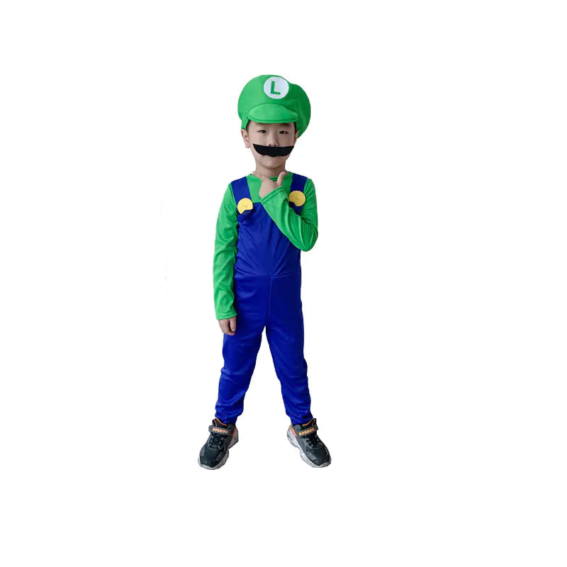 Mario Costume Dress for Kids - Cosplay and Halloween